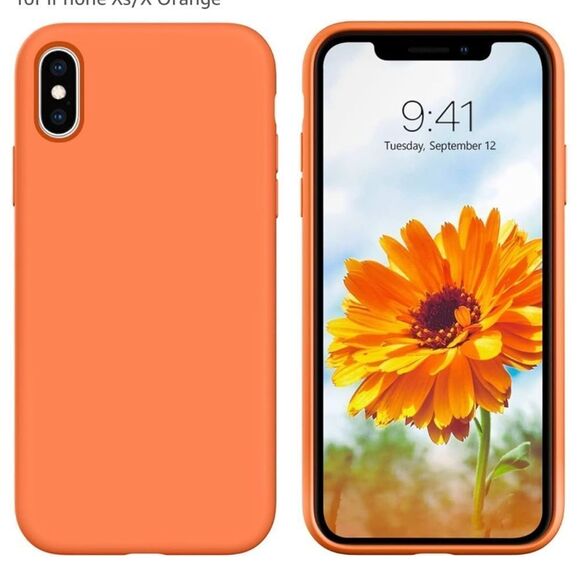 GUAGUA compatible with iPhone XS/X case 5.8 inch liquid silicone, soft gel - Picture 1 of 12